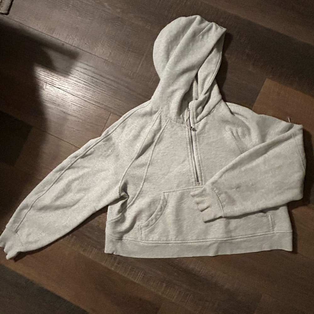 lululemon athletica scuba oversized half zip Gray Hoodie Sweater